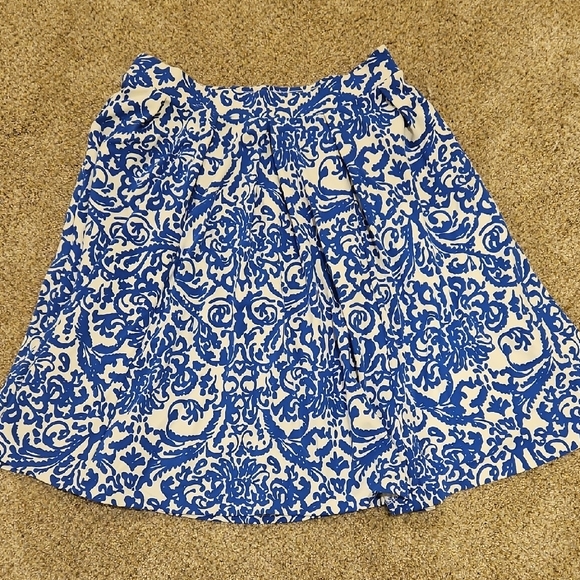 Adrienne Vittadini Dresses & Skirts - Adrienne Vittadini Blue and White A-Line Skirt